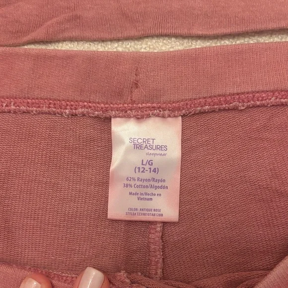 Secret Treasures Women's Pink Two Piece Set - Picture 3 of 4